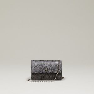 MINI CROCO PRINTED LEATHER CROSSBODY